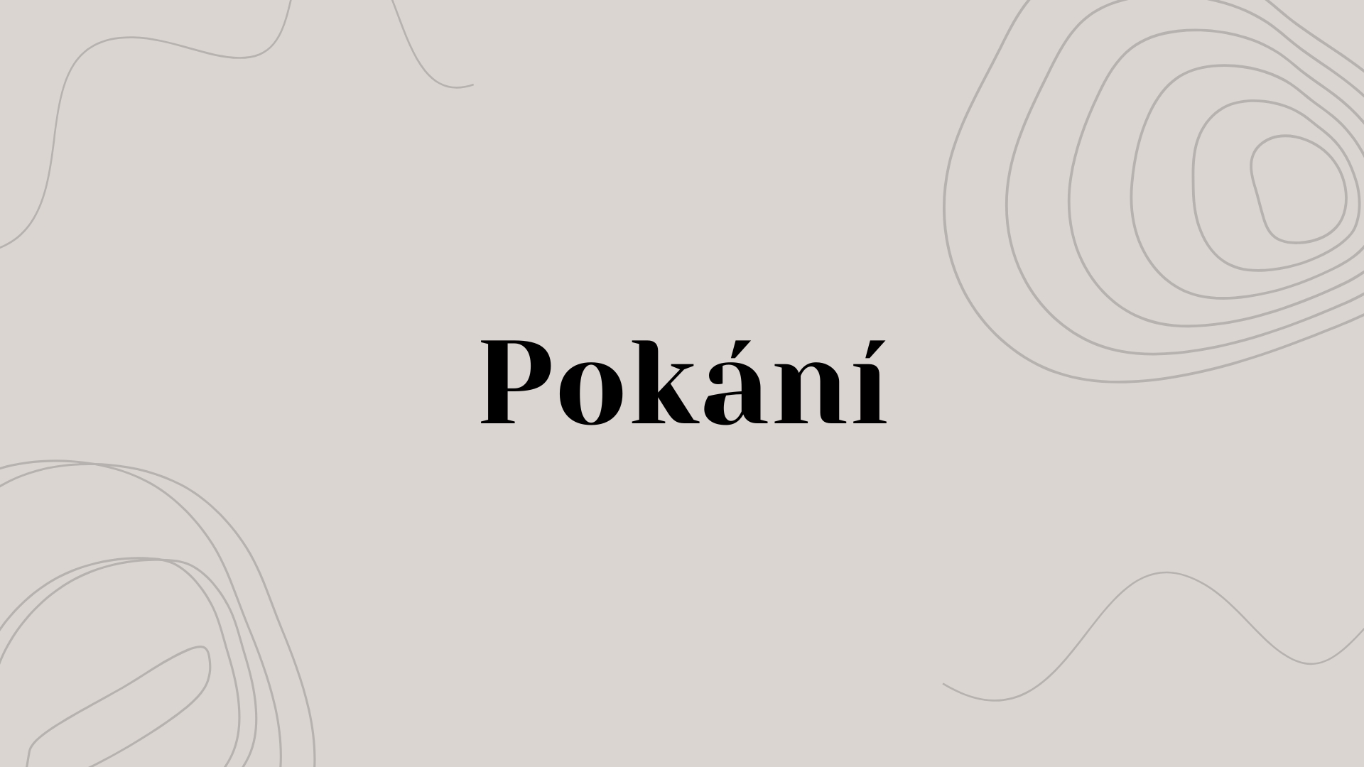 Pokání