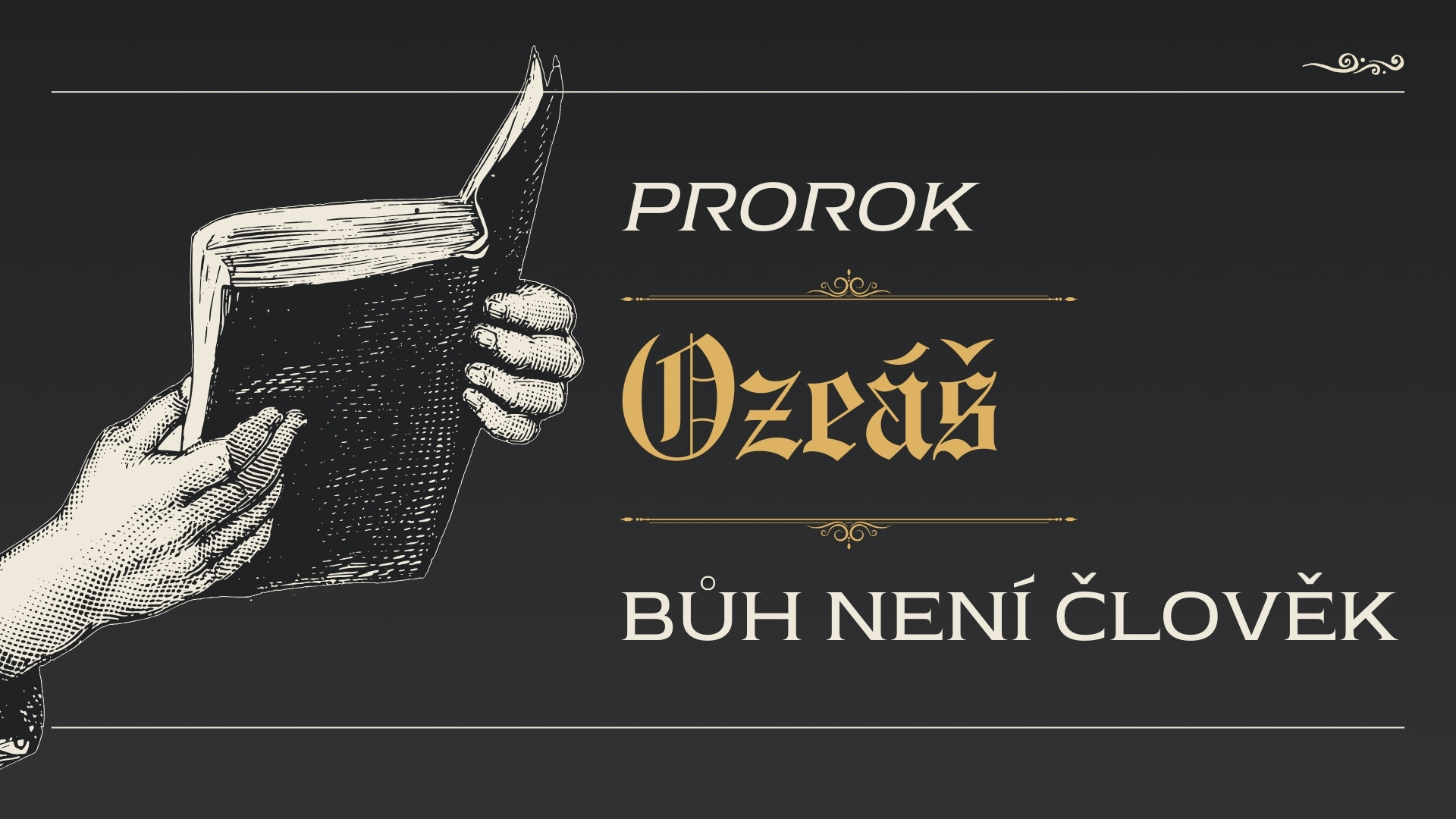 Ozeáš - Bůh není člověk