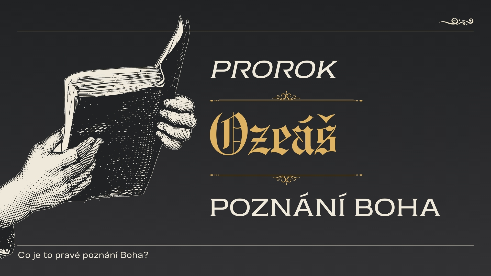 Ozeáš - Poznání Boha